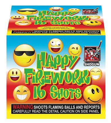 HAPPY FIREWORK 16 SHOTS